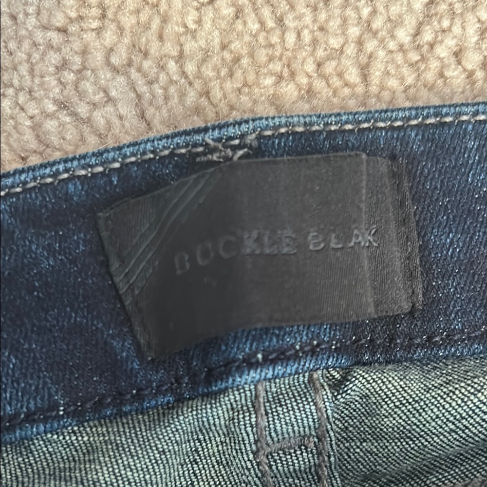 Buckle Women's Boot Cut Jeans - Dark Blue